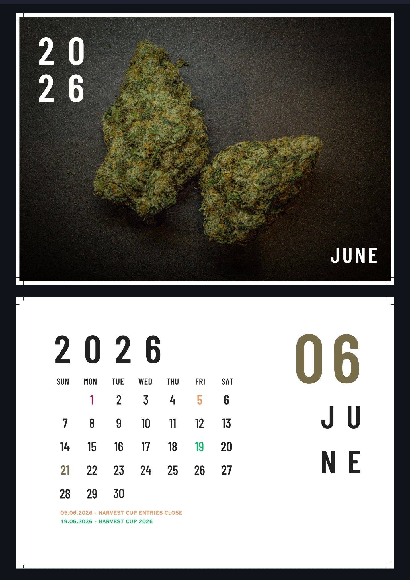 Harvest Season 2025-26 NZ Calendar